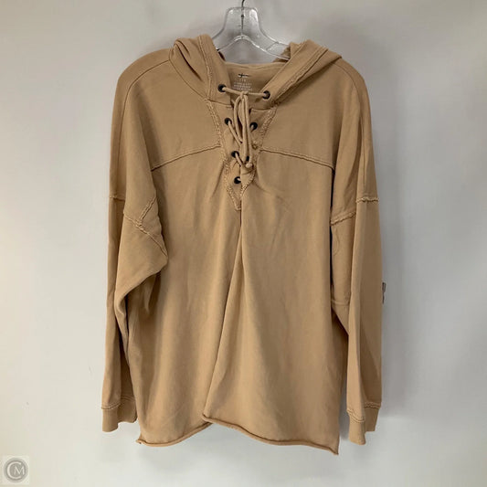 Top Long Sleeve By Aerie In Peach, Size: L