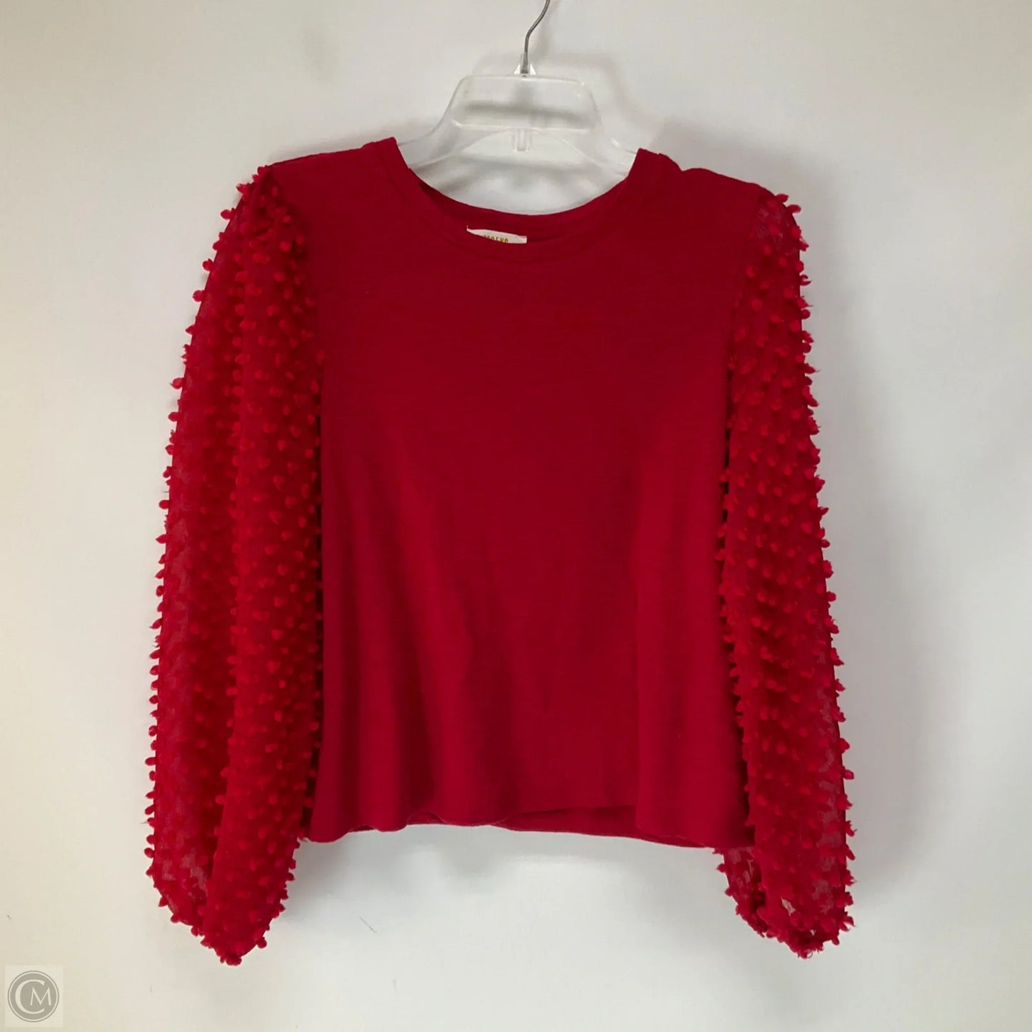 Top Long Sleeve By Maeve In Red, Size: S