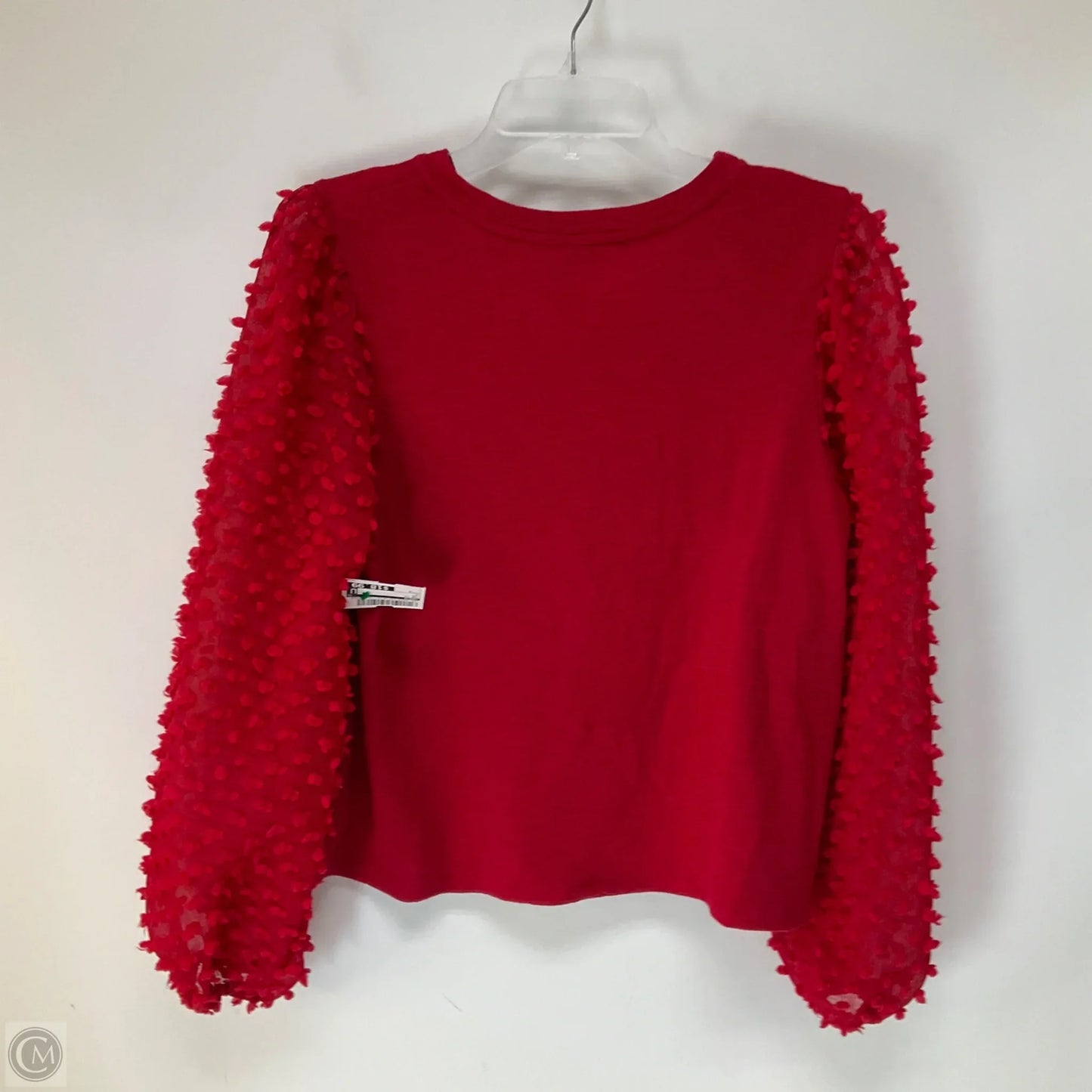 Top Long Sleeve By Maeve In Red, Size: S