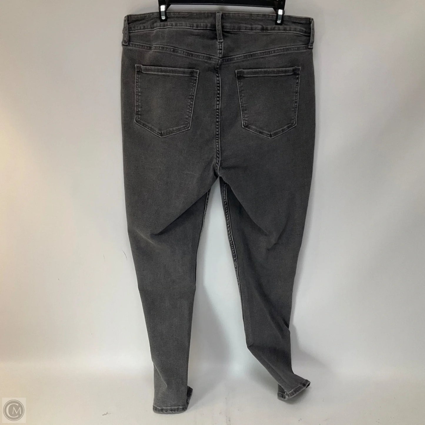 Jeans Skinny By Old Navy In Black Denim, Size: 16