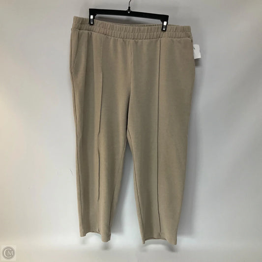Pants Lounge By A New Day In Beige, Size: Xl