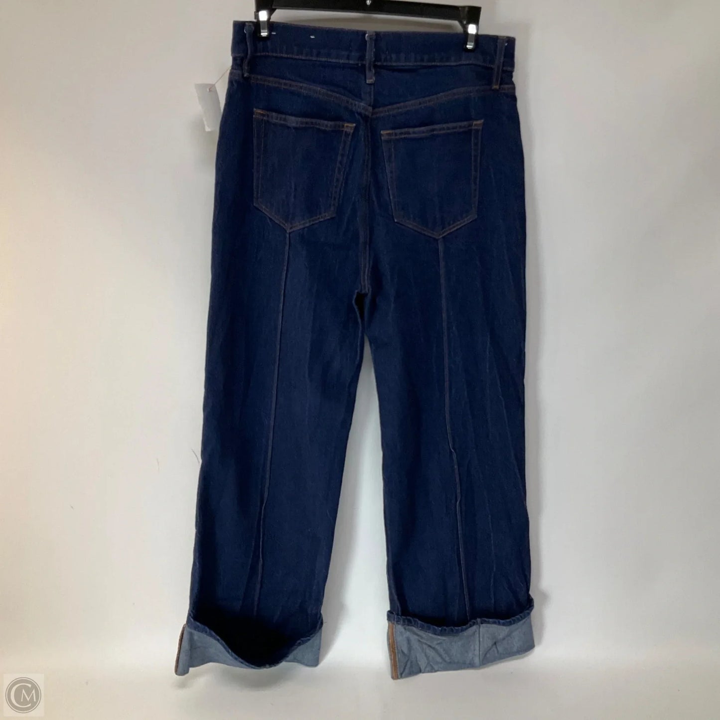 Jeans Straight By Loft In Blue Denim, Size: 4