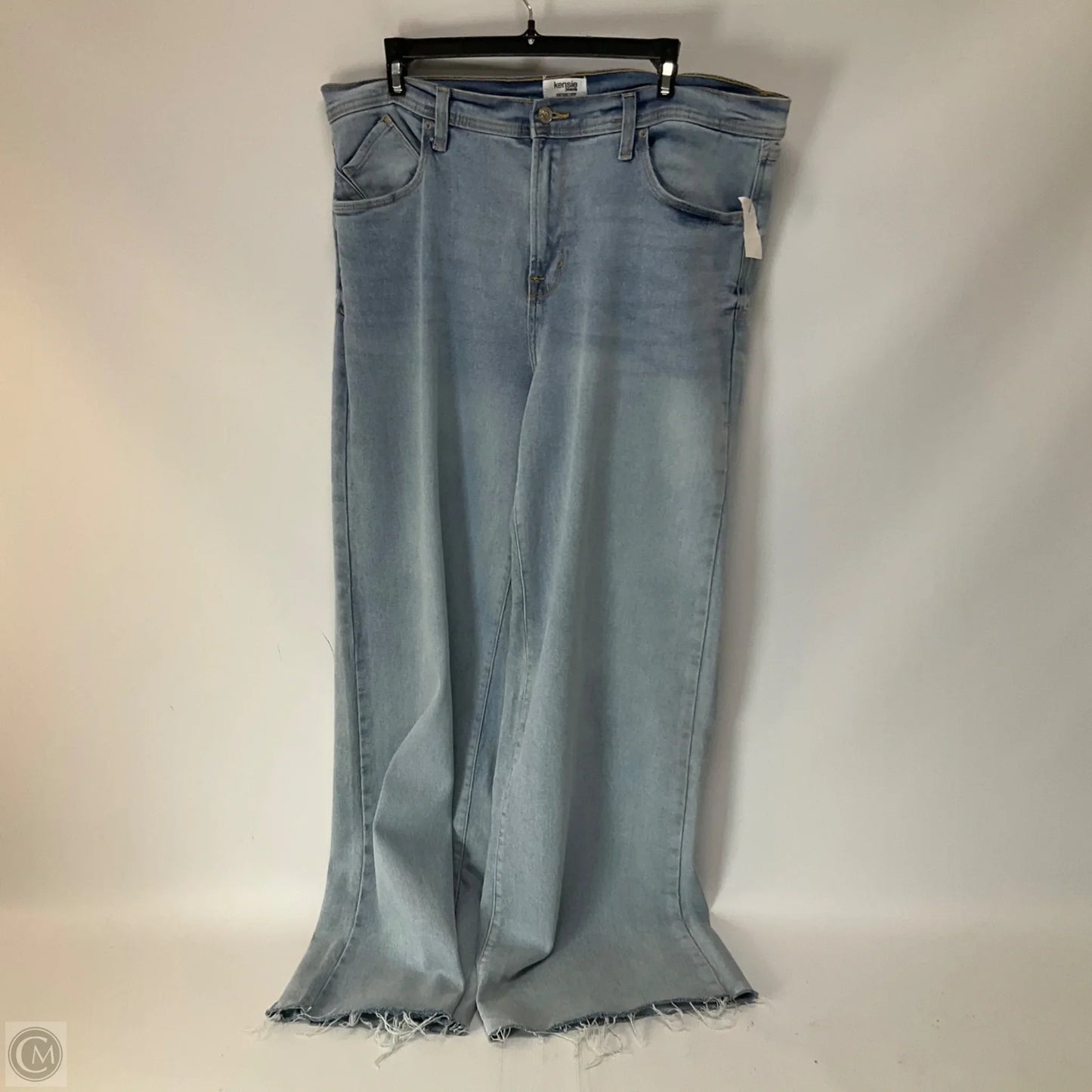 Jeans Wide Leg By Kensie In Blue Denim, Size: 14