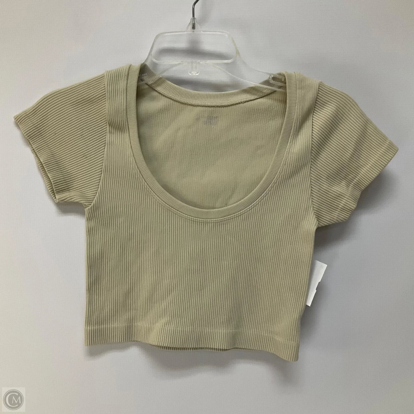 Top Short Sleeve By Aerie In Beige, Size: S