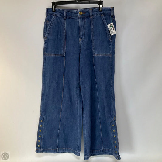 Jeans Wide Leg By Pilcro In Blue, Size: 6