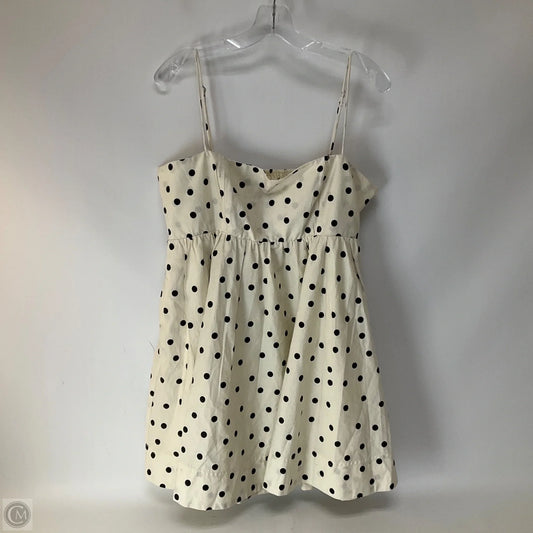 Dress Casual Short By Maeve In Polkadot Pattern, Size: L