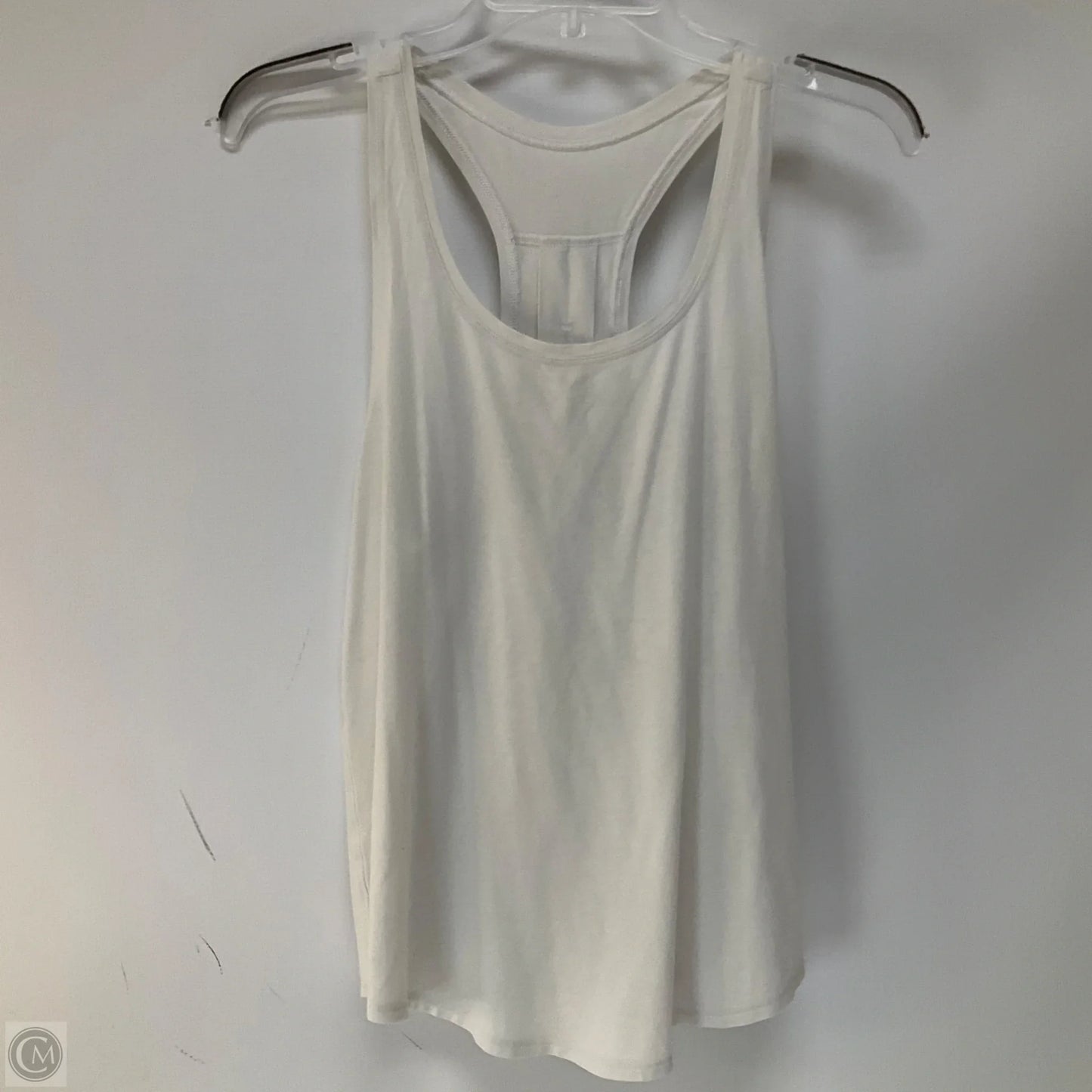 Athletic Tank Top By Lululemon In White, Size: 8