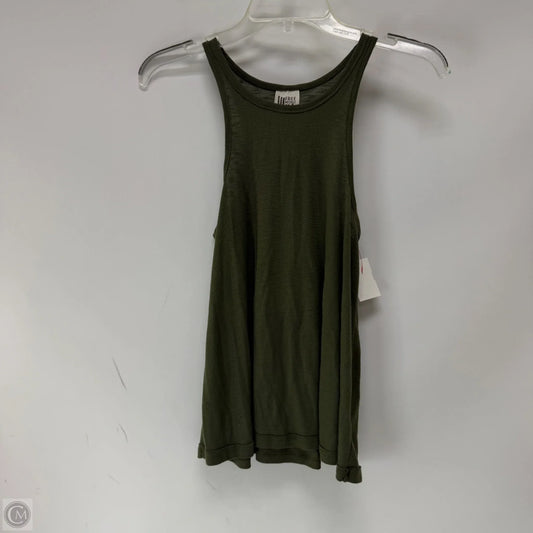 Top Sleeveless Basic By Free People In Green, Size: Xs