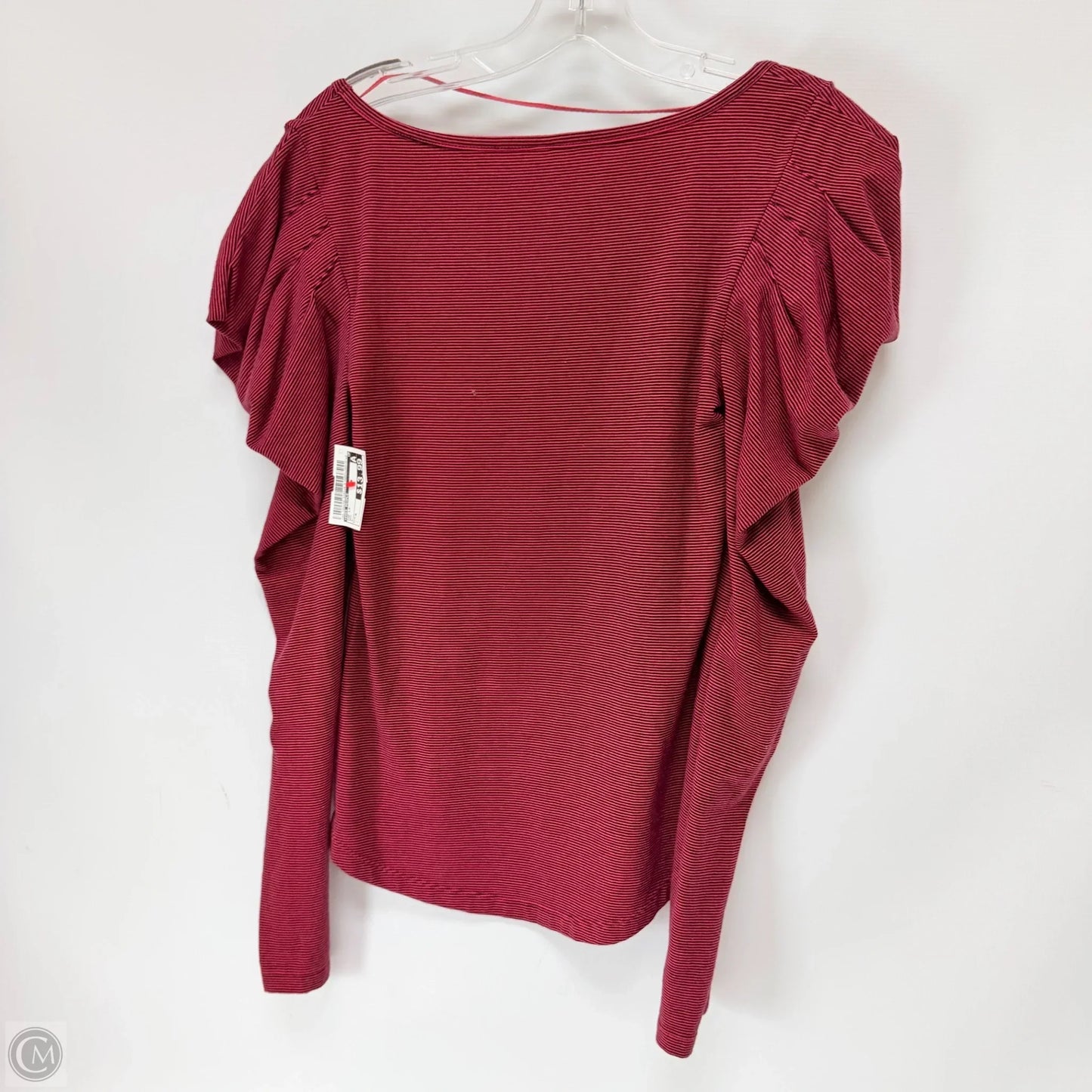 Top Long Sleeve By Free People In Red, Size: S