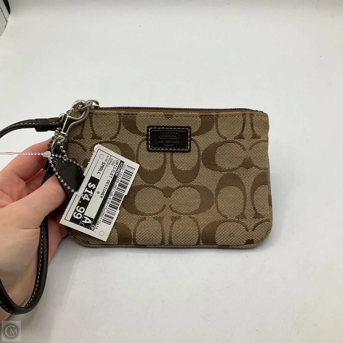 Wristlet Designer By Coach, Size: Small