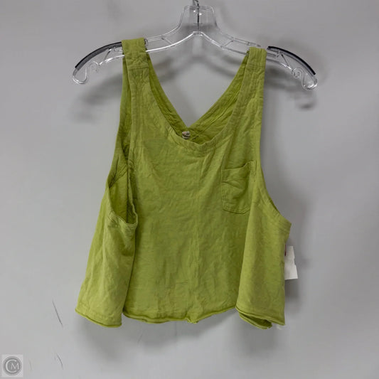 Top Sleeveless Basic By Free People In Yellow, Size: M