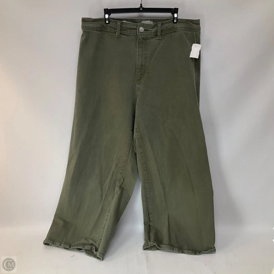 Jeans Wide Leg By Universal Thread In Green, Size: 16
