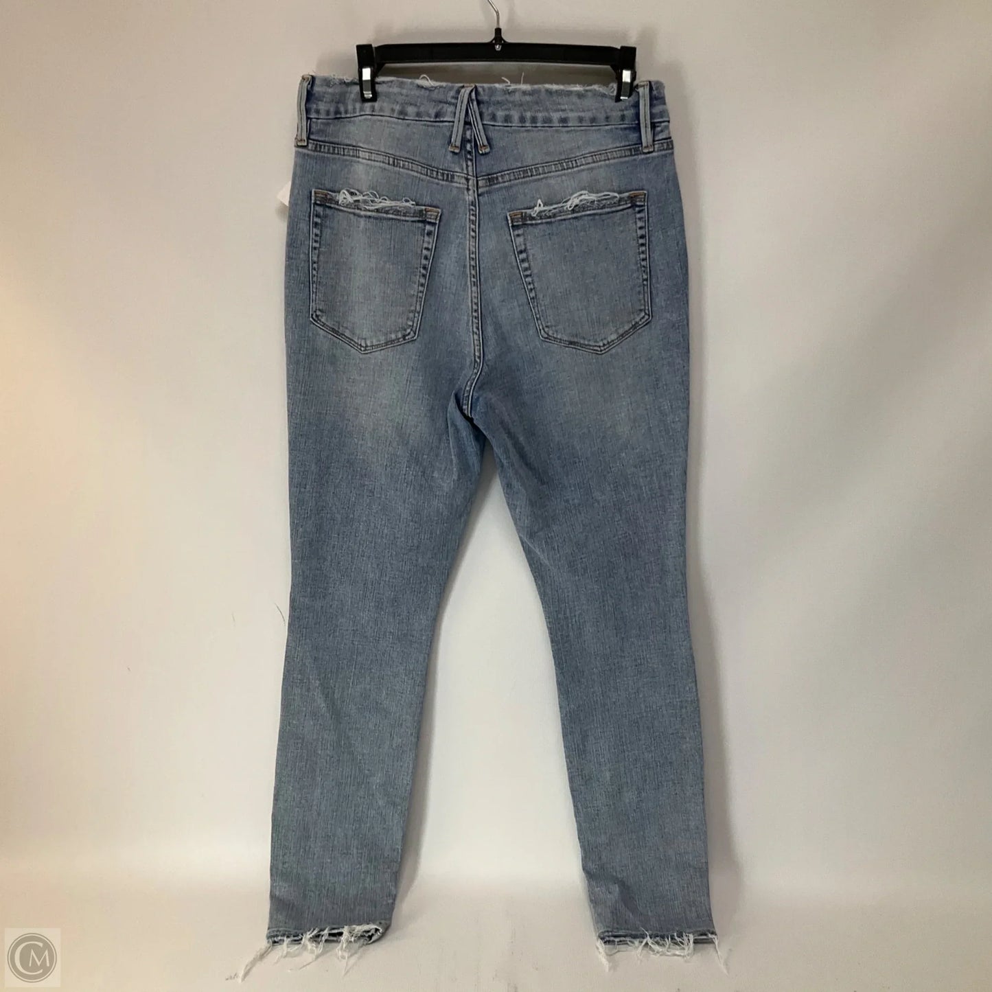 Jeans Straight By Good American In Blue, Size: 12