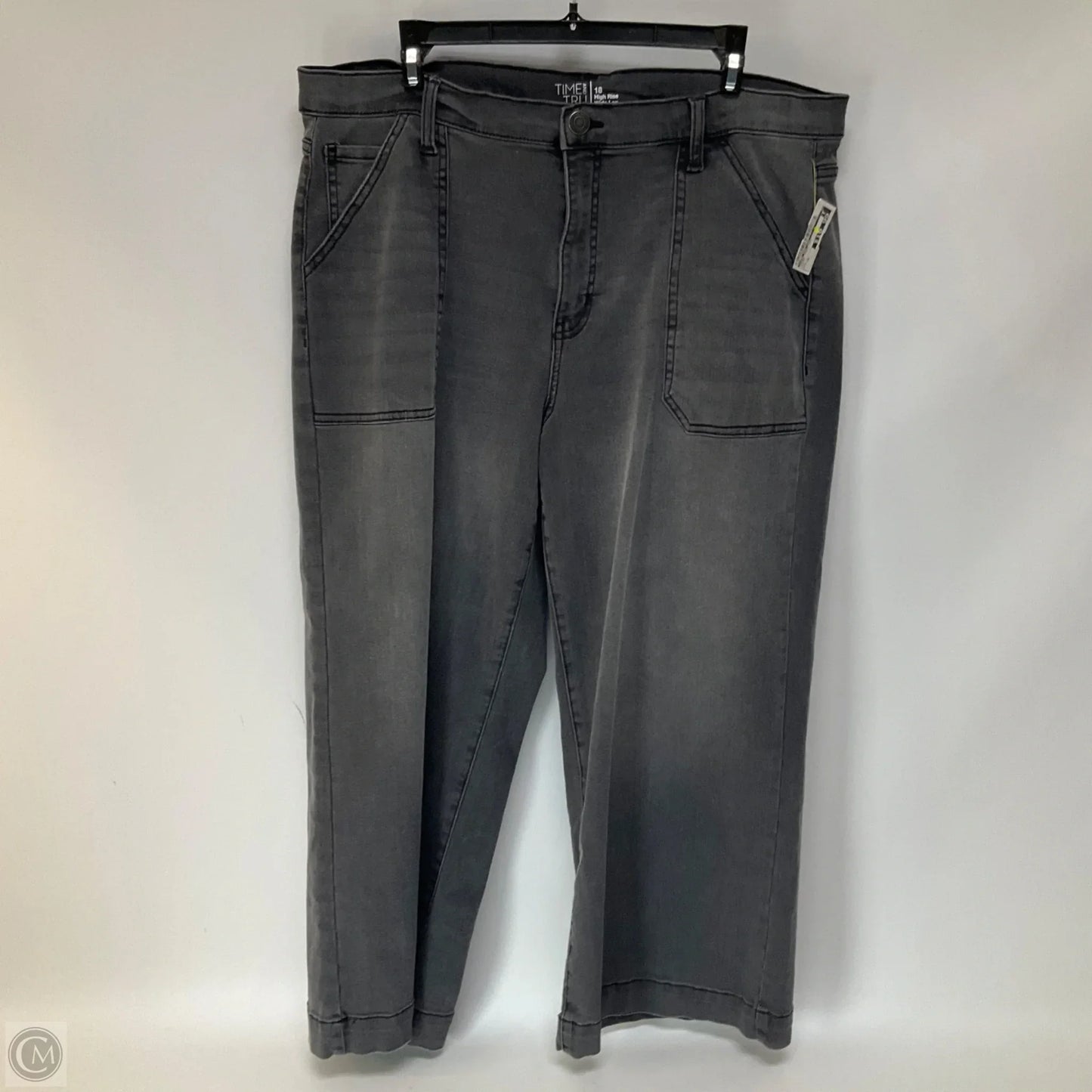 Jeans Wide Leg By Time And Tru In Black, Size: 18