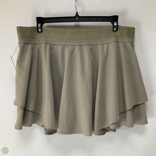 Athletic Skirt By Lululemon In Tan, Size: 12