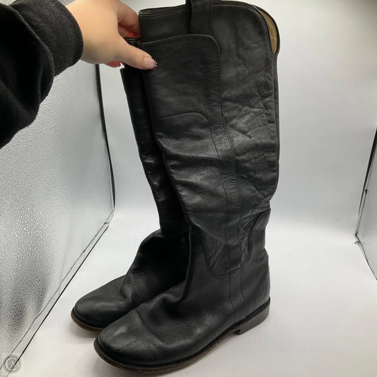 Boots Designer By Frye In Black, Size: 7