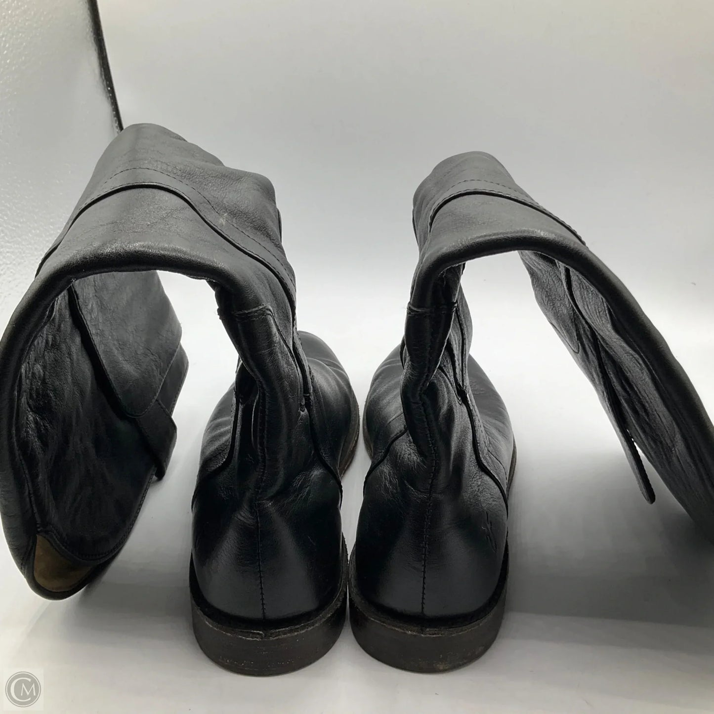 Boots Designer By Frye In Black, Size: 7