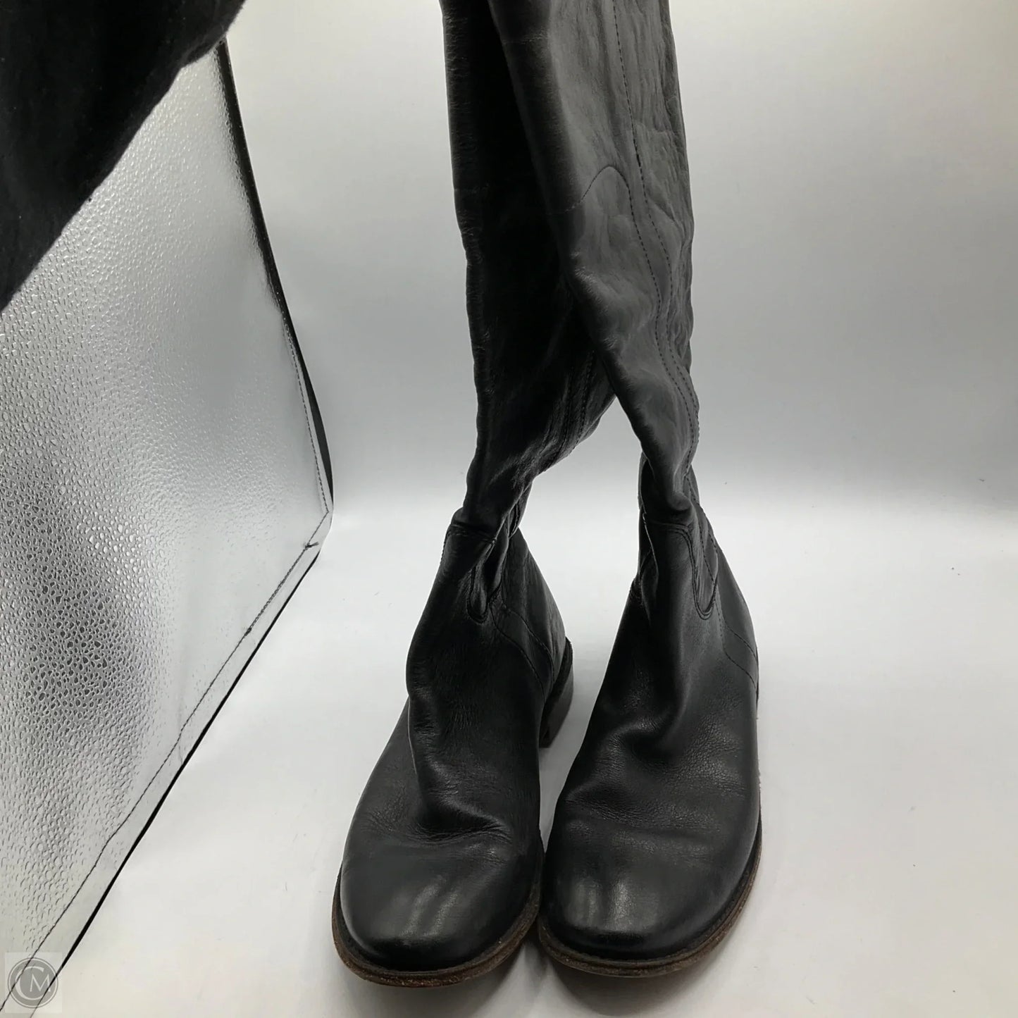 Boots Designer By Frye In Black, Size: 7