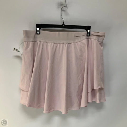 Athletic Skirt By Lululemon In Pink, Size: 14