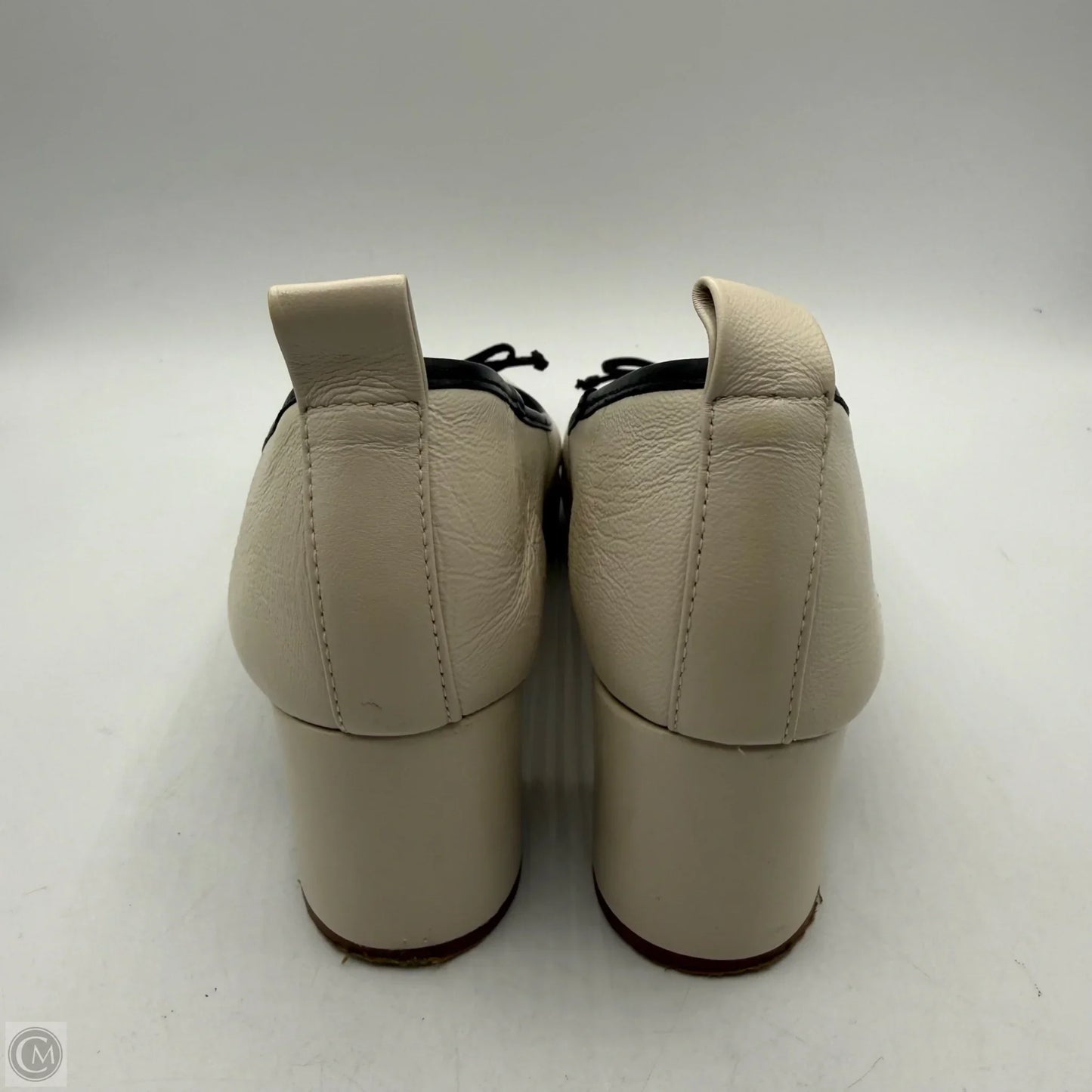 Shoes Heels Block By Maeve In Black & Cream, Size: 8