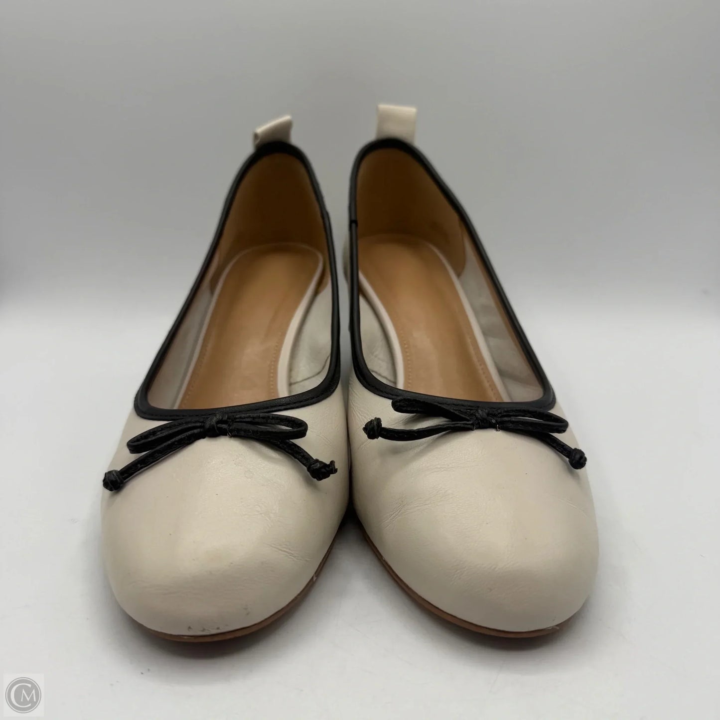 Shoes Heels Block By Maeve In Black & Cream, Size: 8