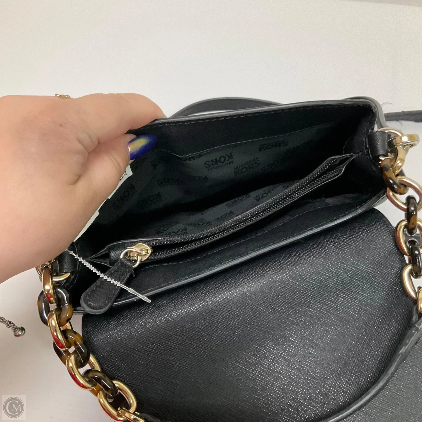 Crossbody Designer By Michael Kors, Size: Medium