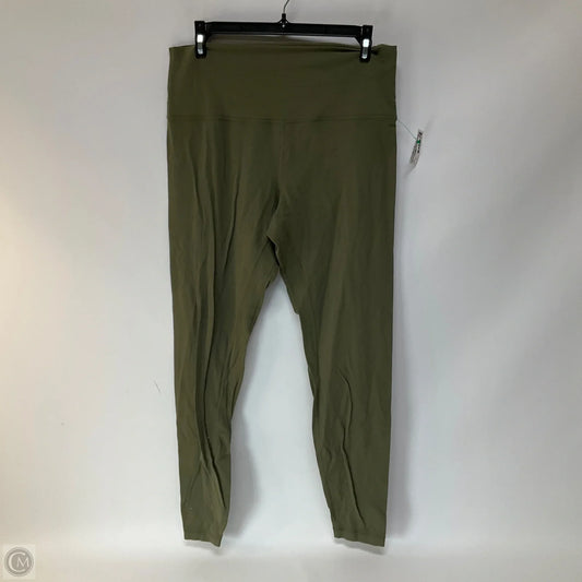 Pants Leggings By Lululemon In Green, Size: 12