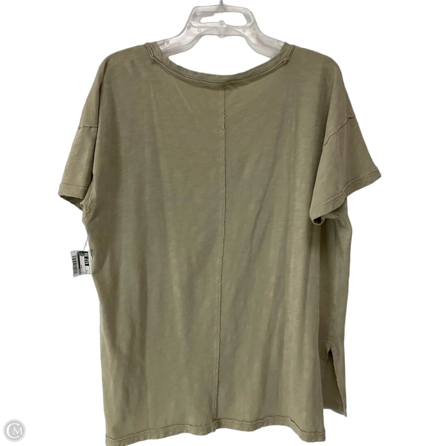 Top Short Sleeve Basic By Pilcro In Tan, Size: M
