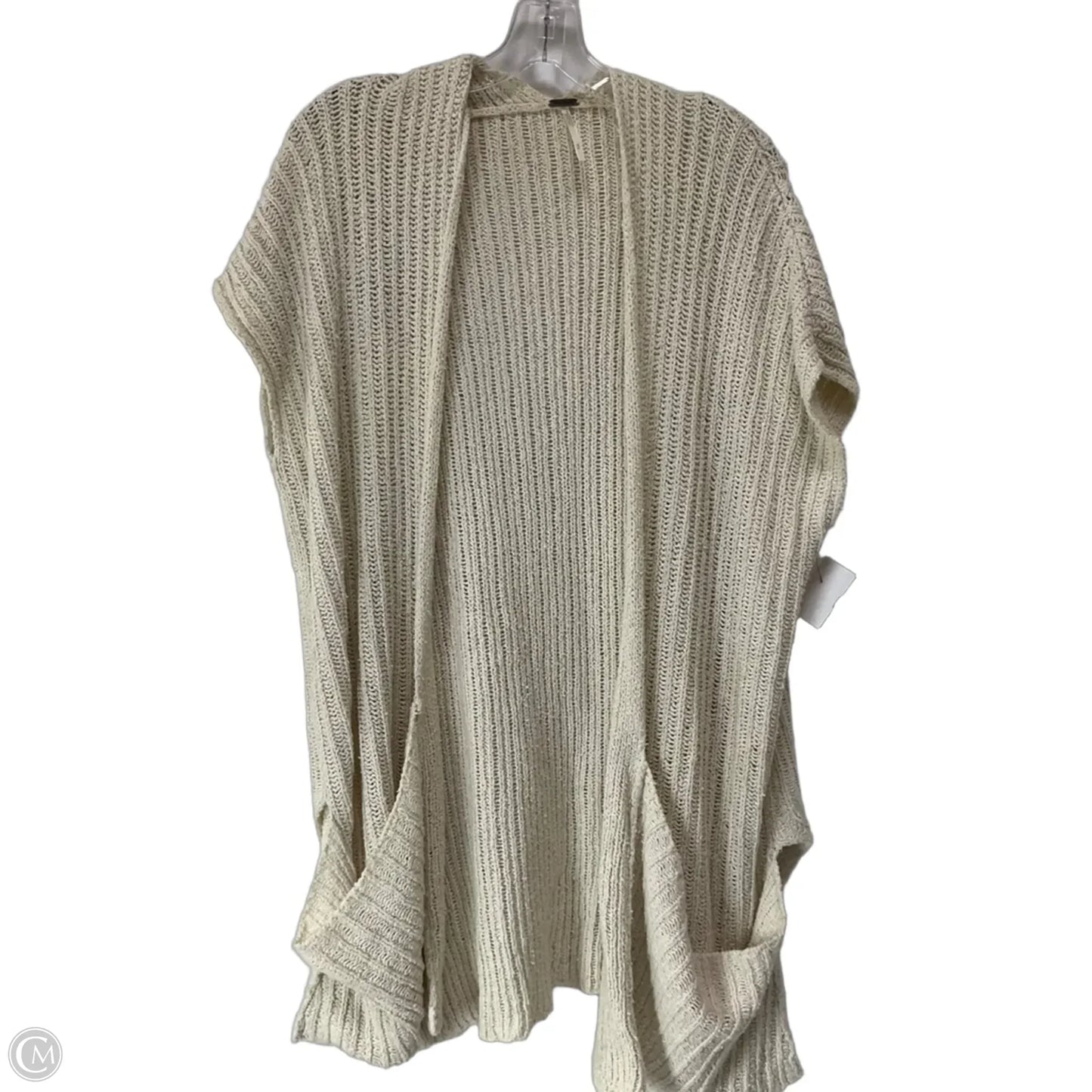 Sweater Cardigan By Free People In Tan, Size: M