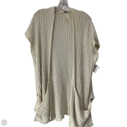 Sweater Cardigan By Free People In Tan, Size: M