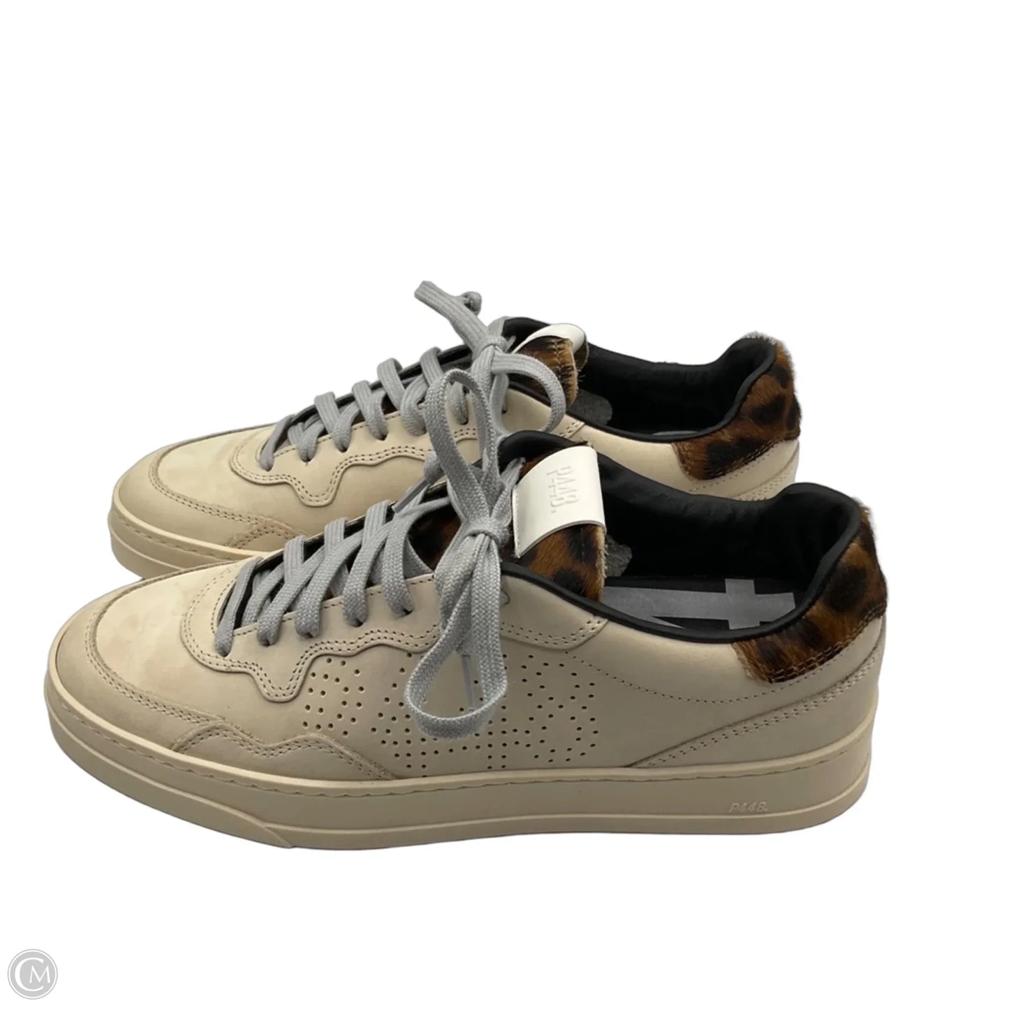 Shoes Sneakers By P448 In Brown & Cream, Size: 9