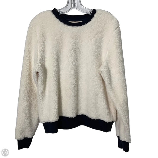 Sweatshirt Designer By Tory Burch In Cream, Size: M