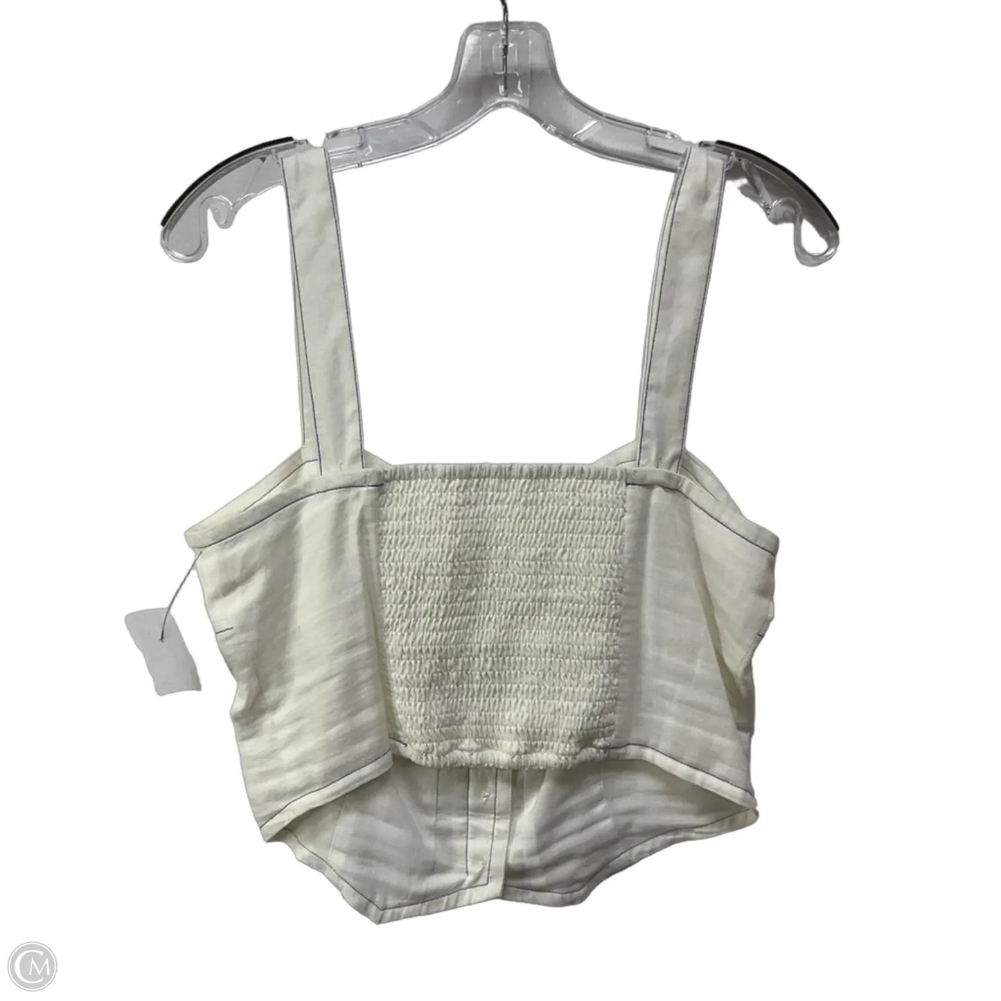 Top Sleeveless By Maeve In White, Size: S
