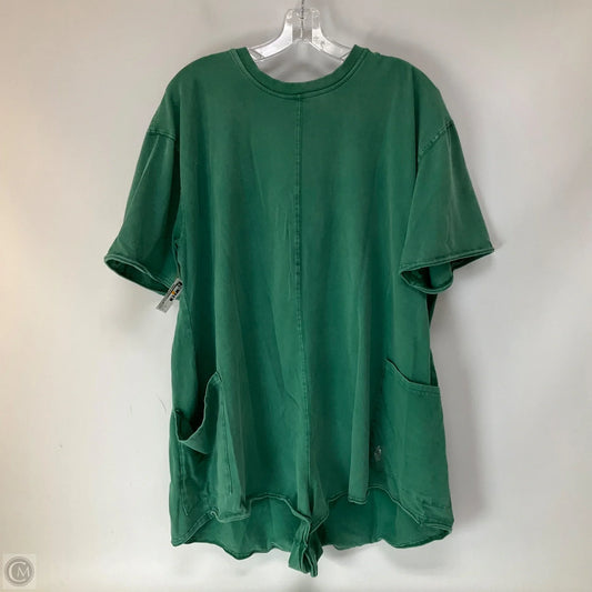 Romper By Free People In Green, Size: M
