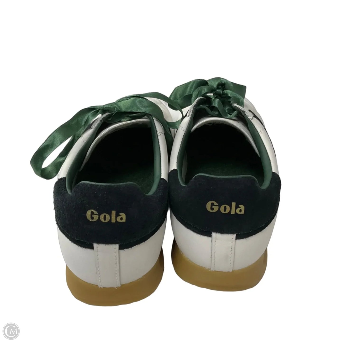 Shoes Sneakers By Gola In Green & White, Size: 9