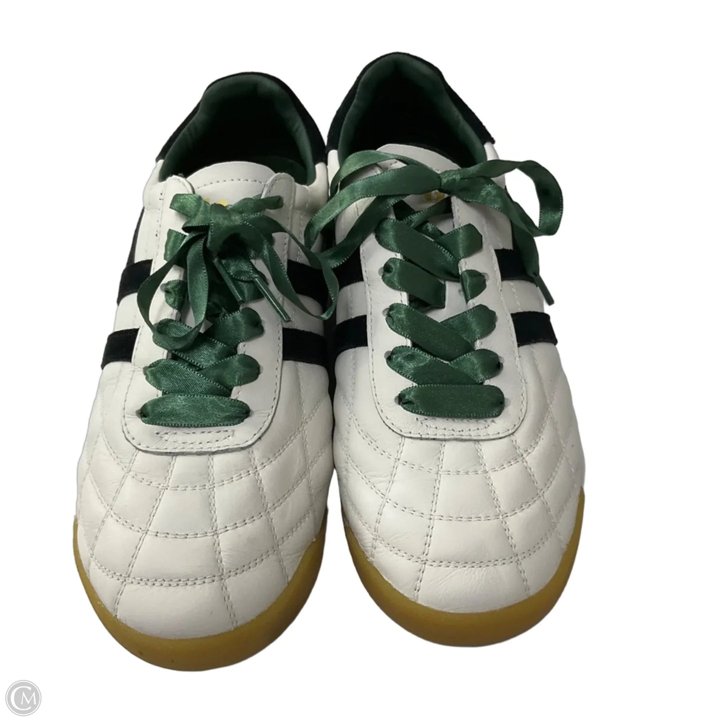 Shoes Sneakers By Gola In Green & White, Size: 9