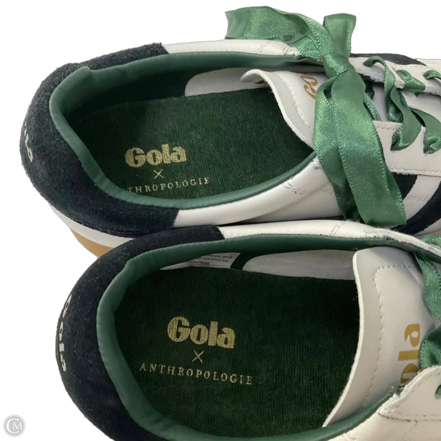 Shoes Sneakers By Gola In Green & White, Size: 9