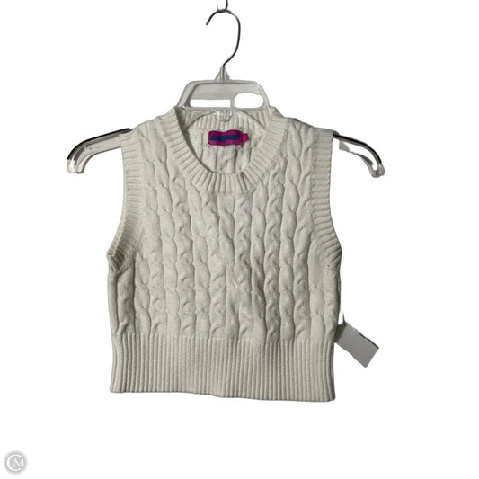 Vest Sweater By Edikted In White, Size: M