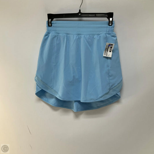 Athletic Skort By Lululemon In Blue, Size: 2