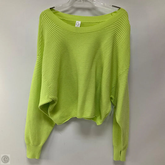 Sweatshirt Crewneck By Aerie In Green, Size: Xs