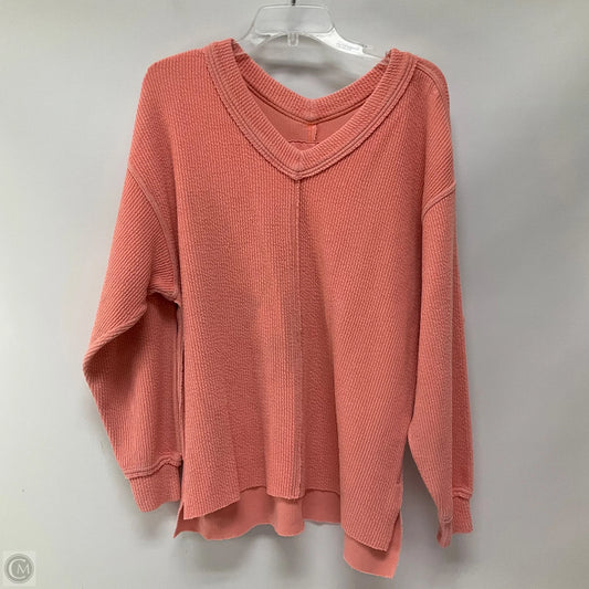Sweatshirt Crewneck By Aerie In Pink, Size: S