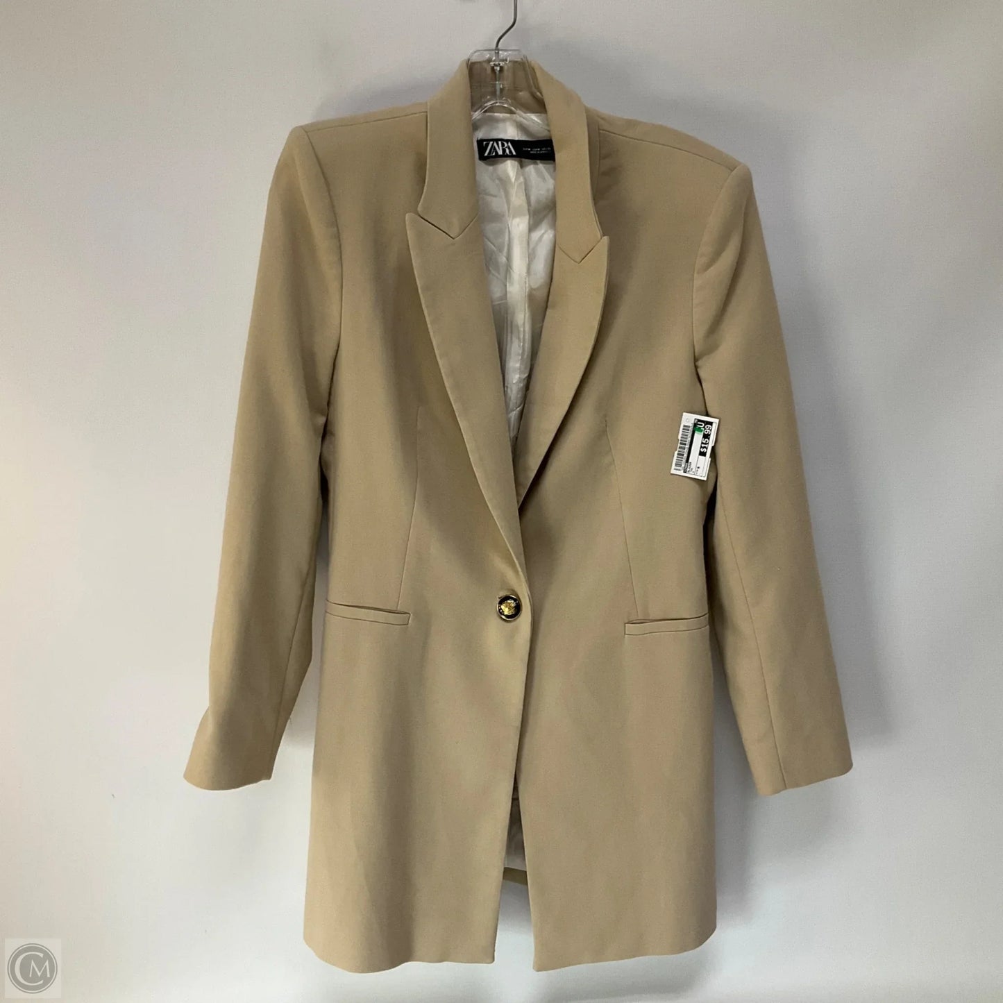 Blazer By Zara In Tan, Size: M