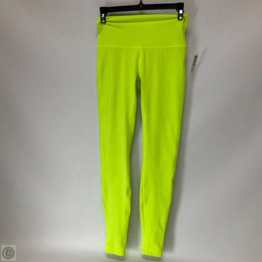 Athletic Leggings By Lululemon In Yellow, Size: 4