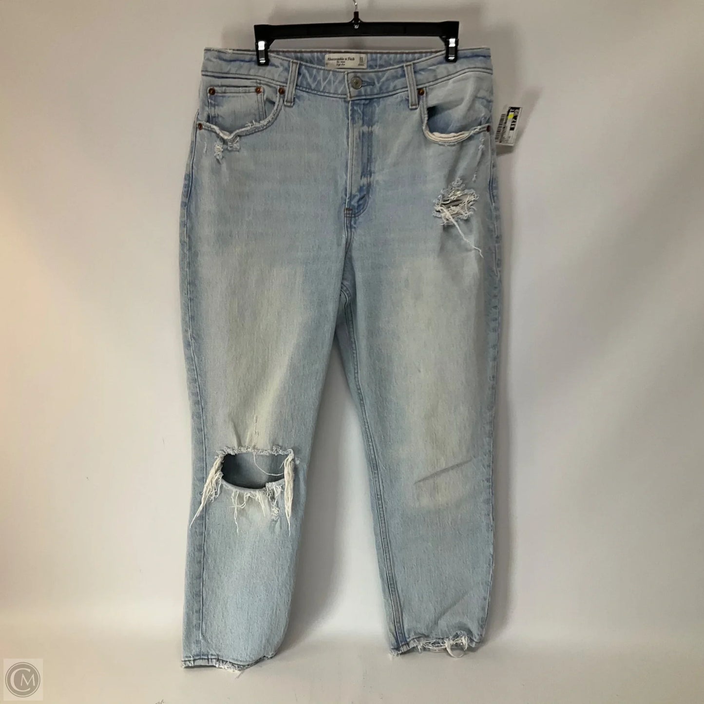 Jeans Straight By Abercrombie And Fitch In Blue, Size: 12