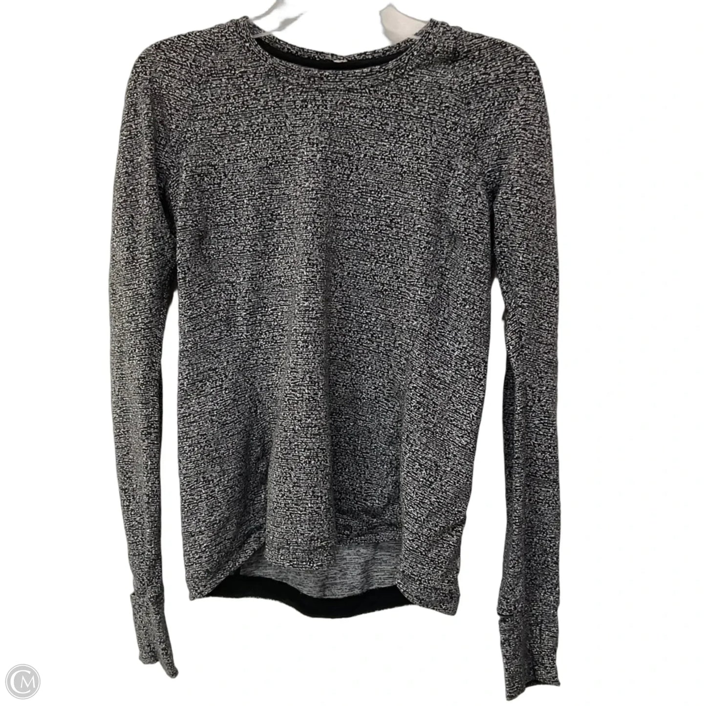 Athletic Top Long Sleeve Crewneck By Lululemon In Grey, Size: 10