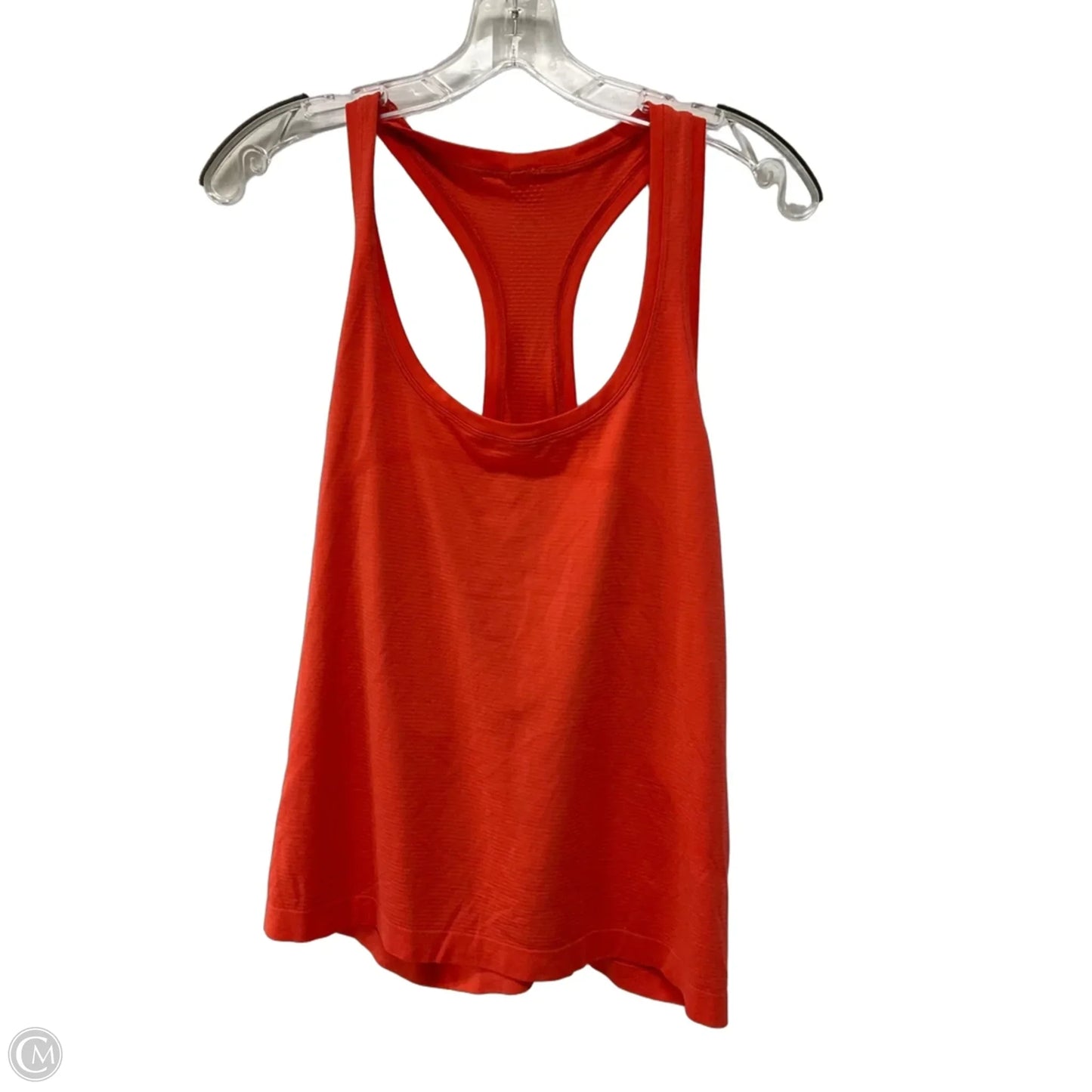 Athletic Tank Top By Lululemon In Orange, Size: 16