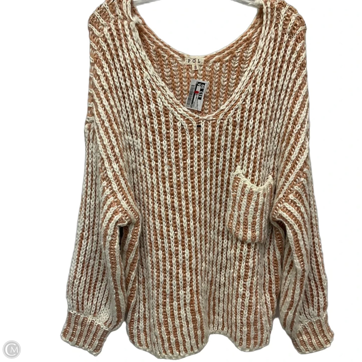 Sweater By Pol In Striped Pattern, Size: S