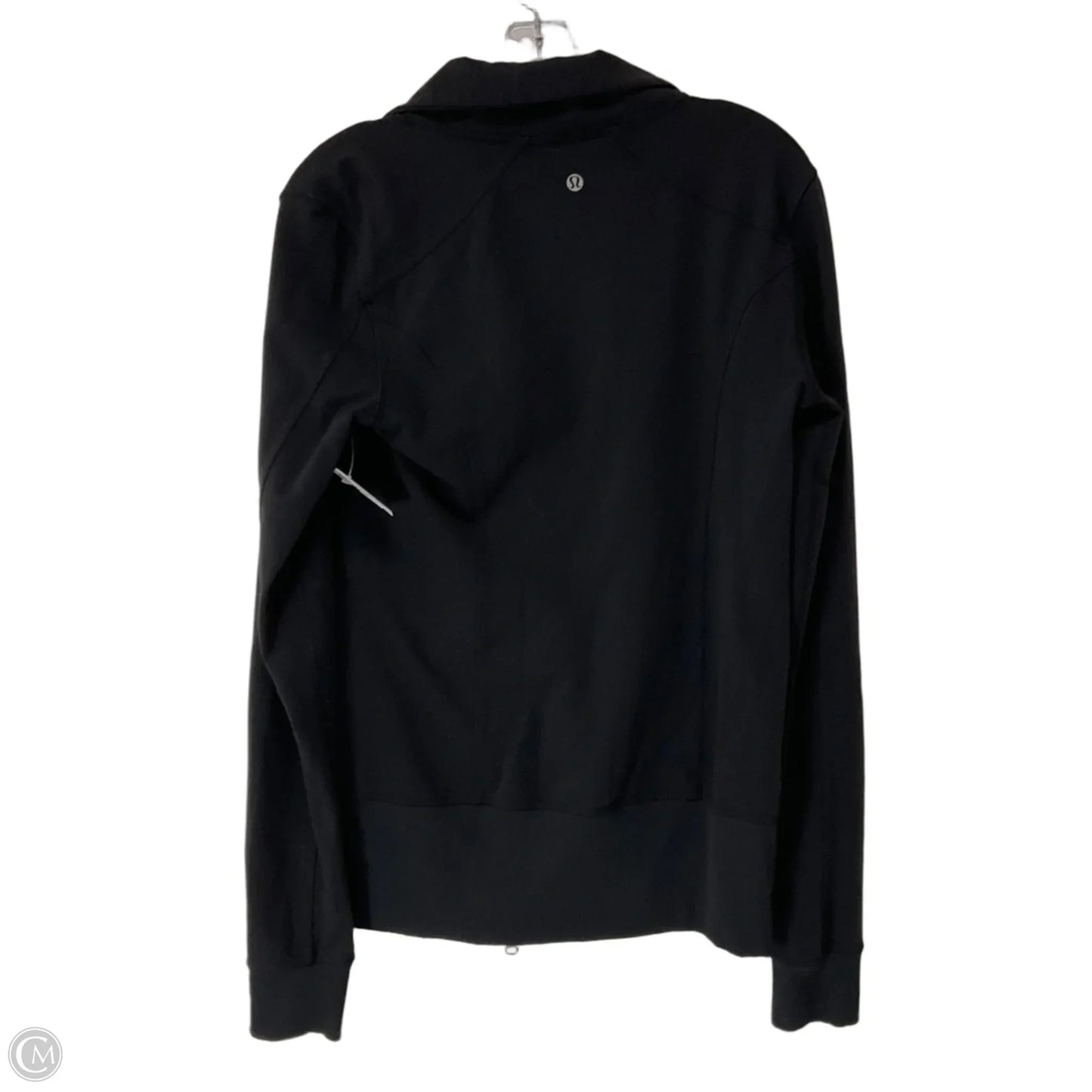 Athletic Jacket By Lululemon In Black, Size: 10