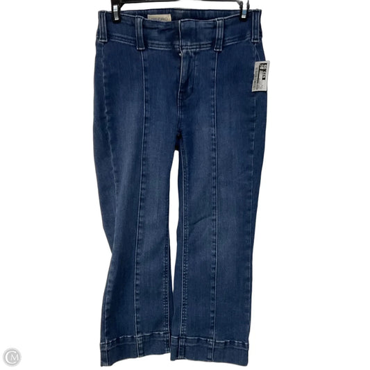 Jeans Cropped By Pilcro In Blue Denim, Size: S