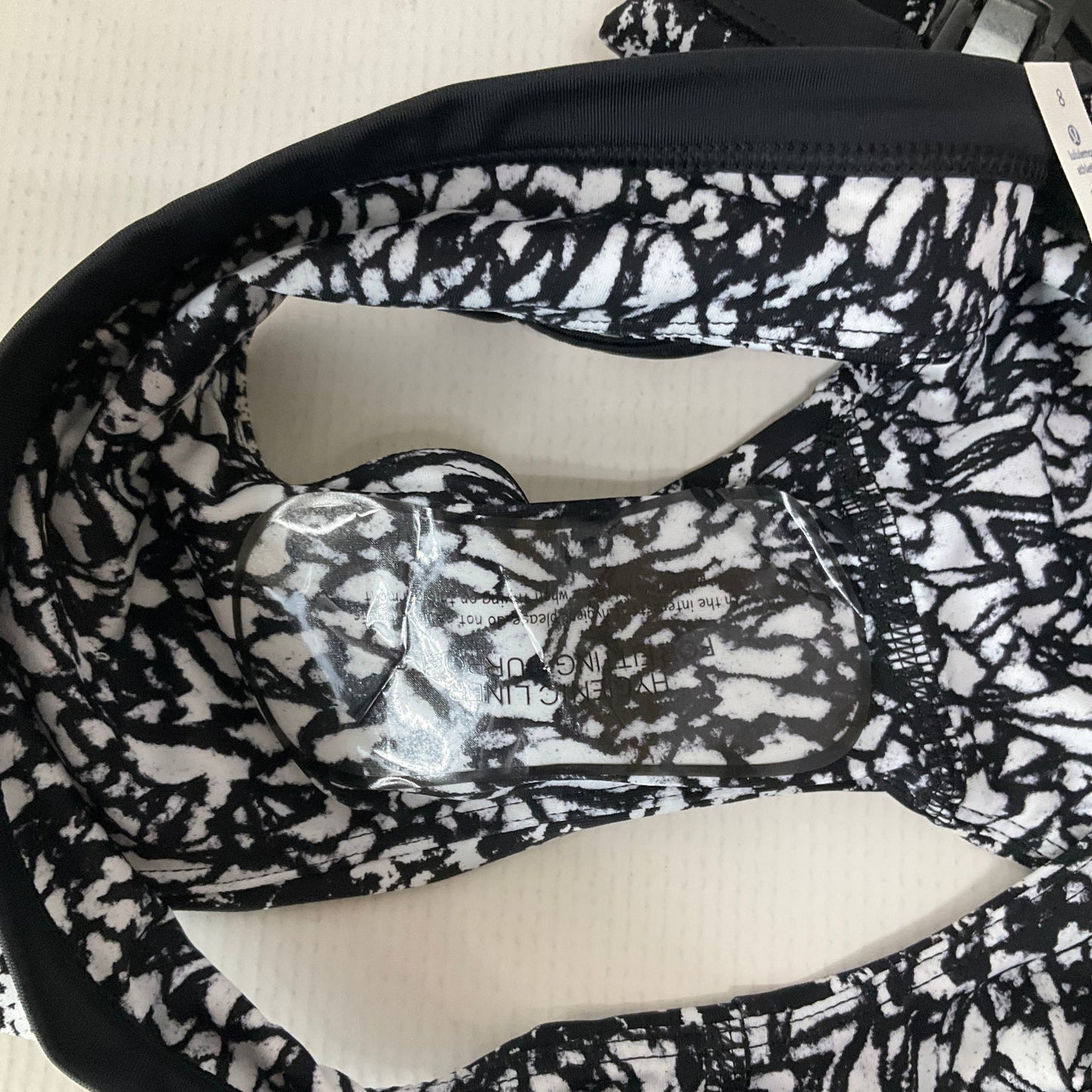 Black & White Swimsuit Bottom Lululemon, Size 8